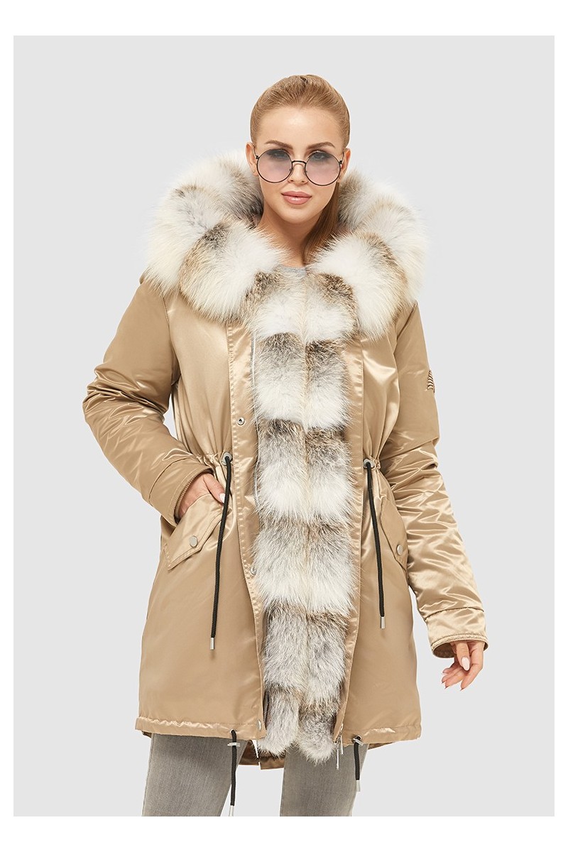 Winter Parka Mila Nova P-88 beige