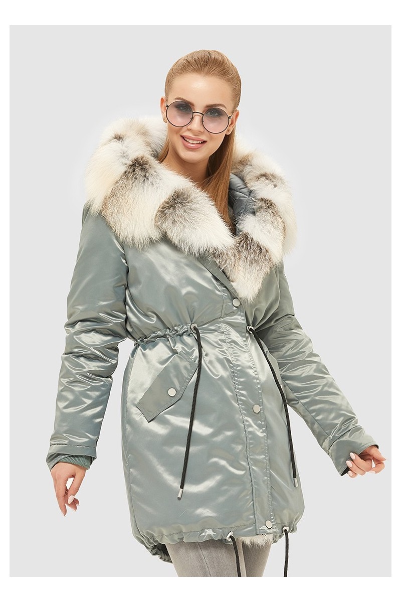 Winter Parka Mila Nova P-88 turquoise