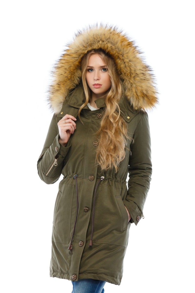 Winter Parka Mila Nova P-9 khaki