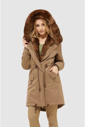 Parka Mila Nova Winter P-94 cappuccino 