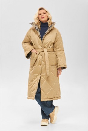 Winter Raincoat Mila Nova PV-219 beige