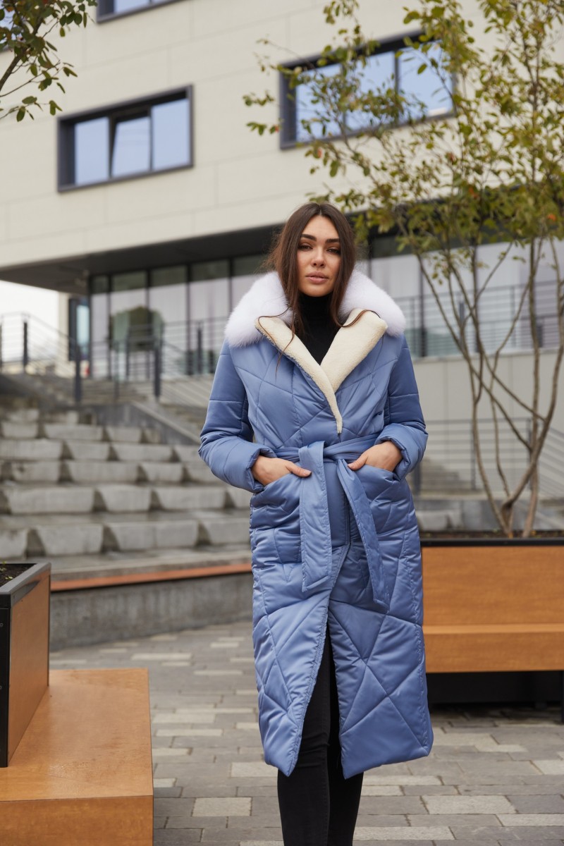 Coat Mila Nova PV-229 blue