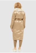 Winter Raincoat Mila Nova K-114ex beige