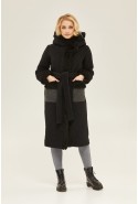 Demi-season Raincoat Mila Nova PV-129 black