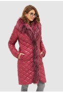 Winter Raincoat Mila Nova K-118 raspberry