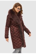 Winter Raincoat Mila Nova K-118 Bordeaux