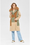 Winter Coat Mila Nova PV-104 beige