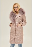 Winter Raincoat Mila Nova PV-105n pink