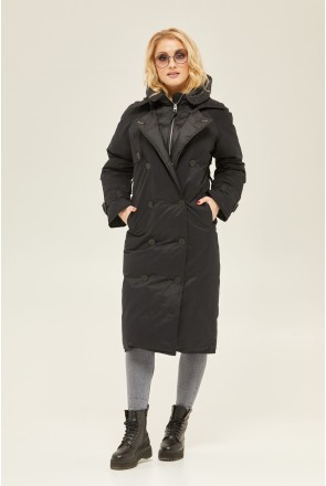 Winter Raincoat Mila Nova PV-132 black