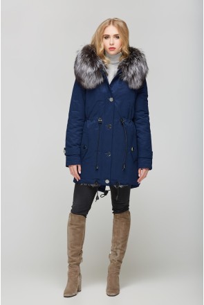 Winter Parka Mila Nova P-21 blue