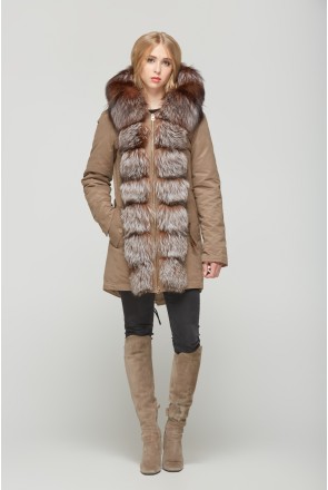 Parka Mila Nova Winter P-27 standard cappuccino 