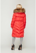 Winter down Jacket Mila Nova K-49 red